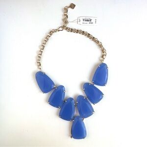 Kendra Scott Harlow Gold + Blue Necklace